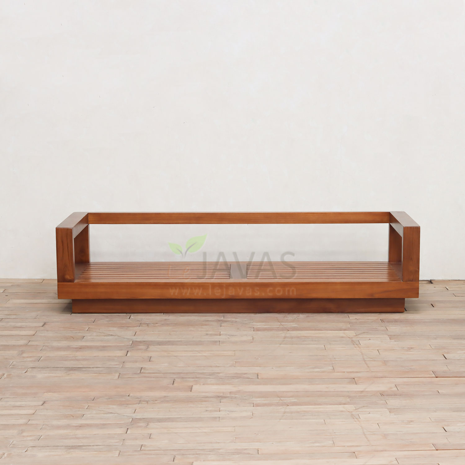 ZOE SOFA 4 SEATER, 232 x 80 x 57 cm, Walnut Treatment