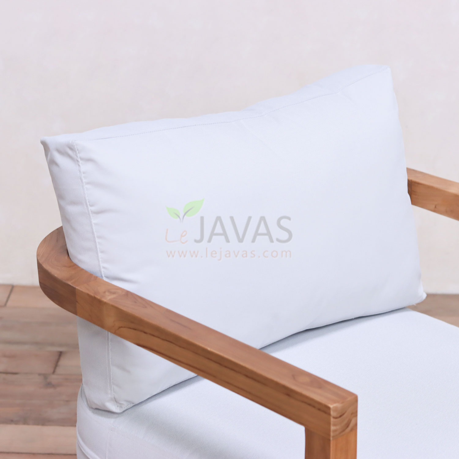 Attilio Sofa 1 Seater, 80 x 80 x 65 cm, Teak Wood