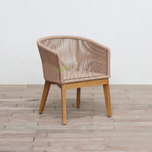 Outdoor Dining Chair, 60 x 63 x 75 cm, Teak wood furniture