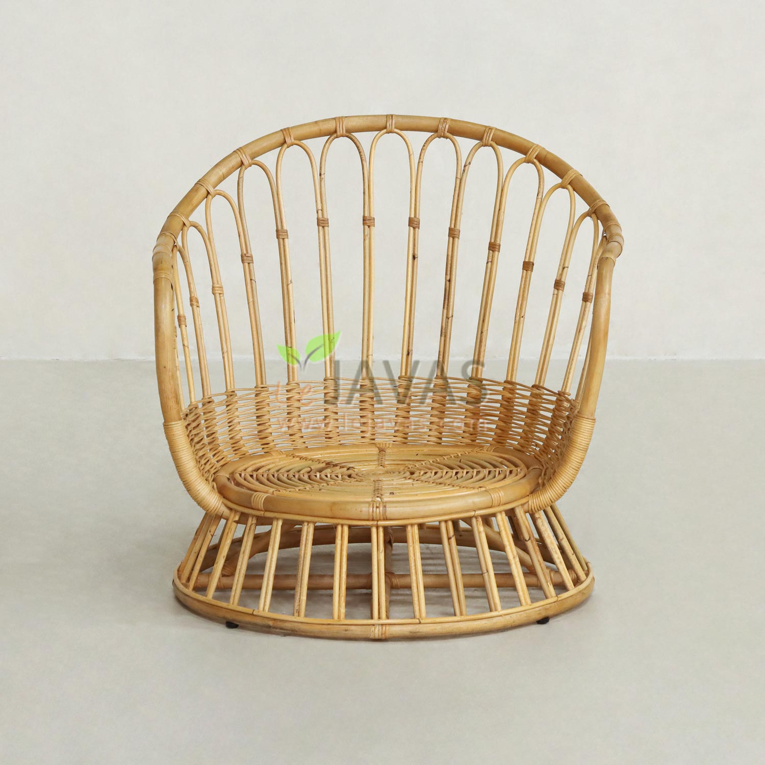 Narelle Lounge Chair handcrafted natural rattan lounge chair for luxury resort and hotel furniture projects